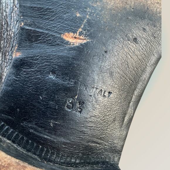 Dolce & Gabbana Pointy Toe Oxford Black Croc Leather Tie Shoes Mens 8.5 US Italy - Picture 13 of 13